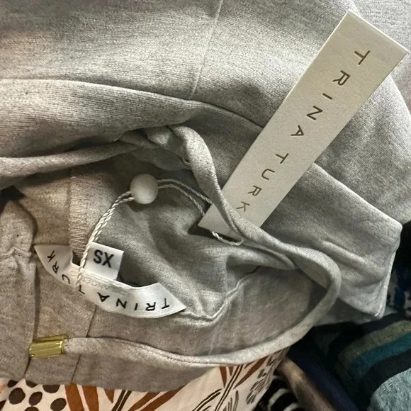 Trina Turk Aja Pant Gray NWT size XS - Picture 4 of 5